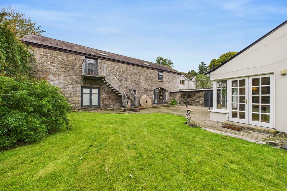 The garden and grain store building of Main Street, Athleague, Co Roscommon